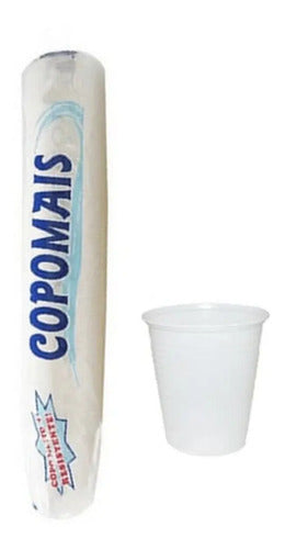 Copo Descartável Água 180ml Branco Copomais - 100 Unid Branco