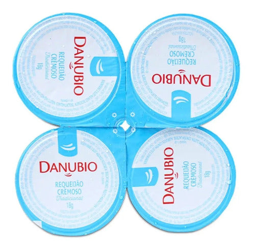 Requeijão Blister Danubio Sache 18g Kit 72 Unidades