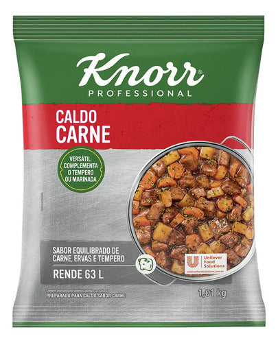 Caldo Em Pó Carne Knorr Mais Sabor Pacote 1,01kg