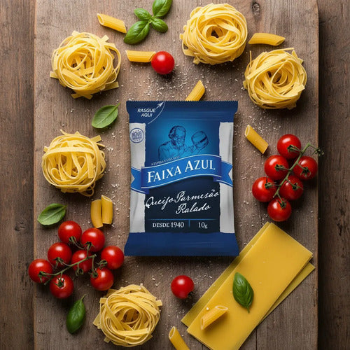 Queijo Ralado Parmesão Faixa Azul 50 Sachês 10g