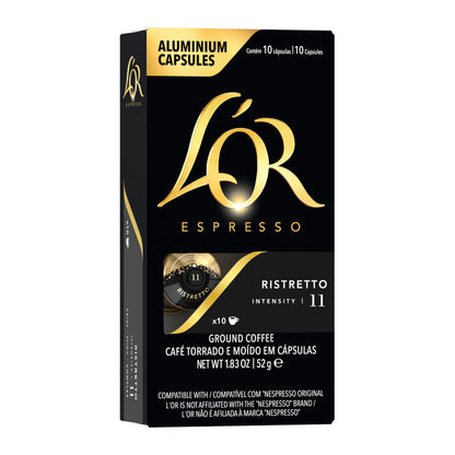 L'OR Cápsulas De Café Ristretto -1 Pacote Com 10 Cápsulas