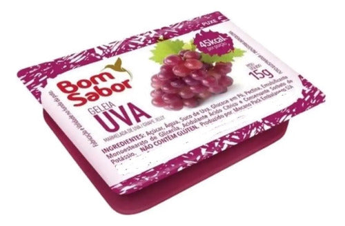 Biscoito 100 Un + 30 Geleia Saches Bom Sabor