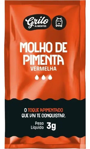 Molho  Pimenta Sache 0.3 Ml Grilo Caixa 200 Un Food Service