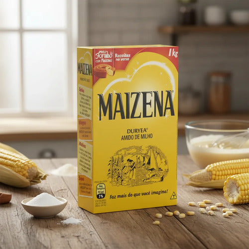 Maizena Profissional Amido De Milho Sem Glúten Caixa 1kg