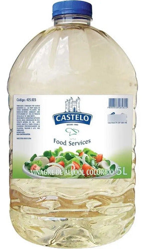 Vinagre De Álcool Castelo Colorido 5l