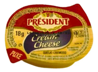 Cream Cheese President Blister Sache 18g Kit 30 Unidades