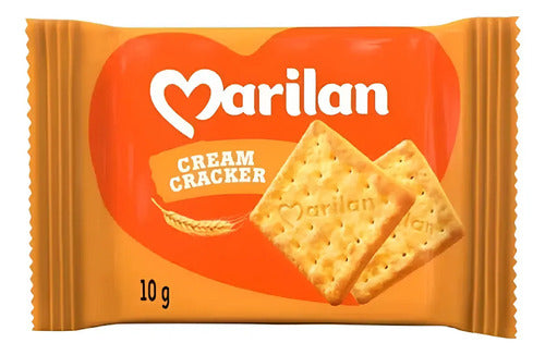 Biscoito Cream Cracker Marilan Bolacha Sache 10g - 50 Un