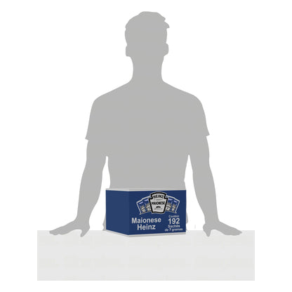 Heinz Kit Sache Maionese Tradicional 7G, 192 unidades – Embalagens práticas, ideal para lanchonetes e restaurantes