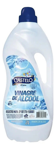 Vinagre De Álcool Concentrado 6% Castelo 2l