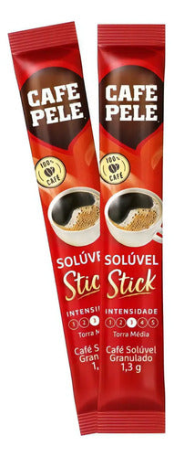 Cafe Pele Soluvel Instantaneo Sache Stick 1,3g - 100 Saches