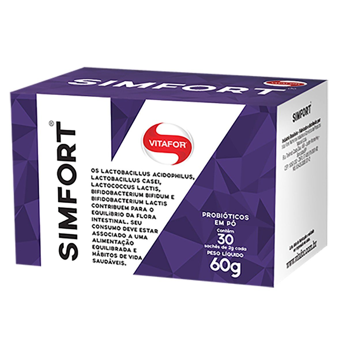 Simfort - Probiótico 10 Sachês (2g cada), VitaFor