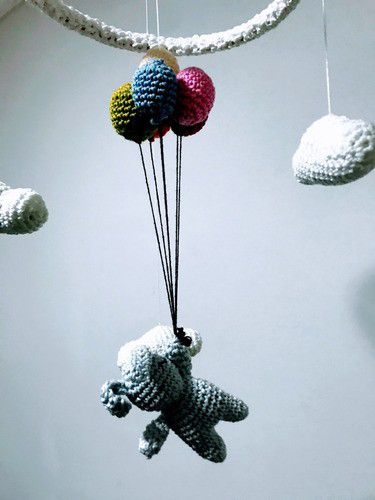 Mobile Infantil Berço, Teto, Amigurumi