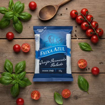 Queijo Ralado Parmesão Faixa Azul 50 Sachês 10g