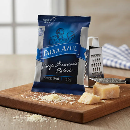 Queijo Ralado Parmesão Faixa Azul 50 Sachês 10g