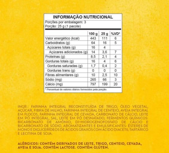 Biscoito Belvita Ao Leite Com Aveia Com 15 Caixinhas De 75g