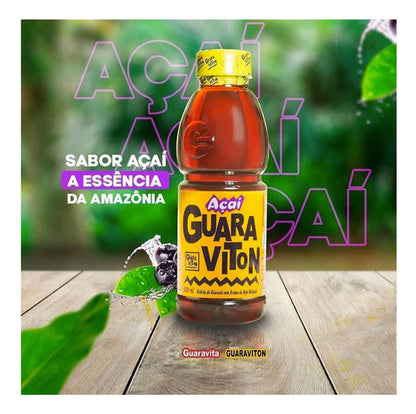 Guaraviton Guarana Açaí 500ml Pack Kit Com 06 Garrafas