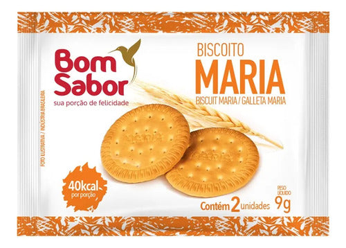 Biscoito 100 Un + 30 Geleia Saches Bom Sabor