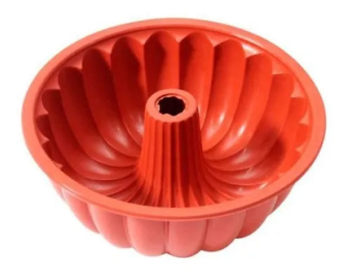 Forma De Silicone Moranga Cimapi 21,5x9 Cm Vermelho