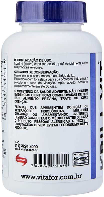 Oleo de Krill Vitafor 30 caps Ômega 3, EPA, DHA