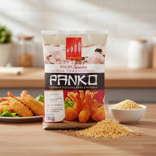 Panko Romariz (farinha Para Empanar) Caixa Com 10kg