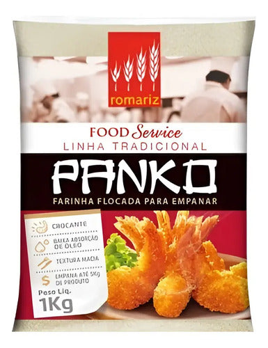 Panko Romariz (farinha Para Empanar) Caixa Com 10kg