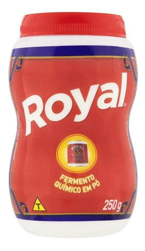 Fermento Em Pó Royal 250g - Embalagem Com 6 Unidades