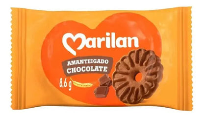 Biscoito Marilan Amanteigado Sortidos Chocolate Maizena 100un
