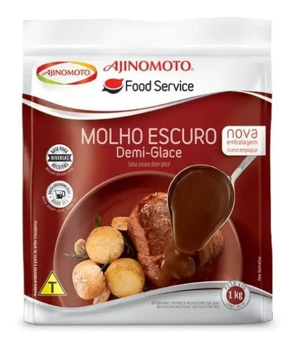 Molho Demi Glace Escuro 1kg Ajinomoto