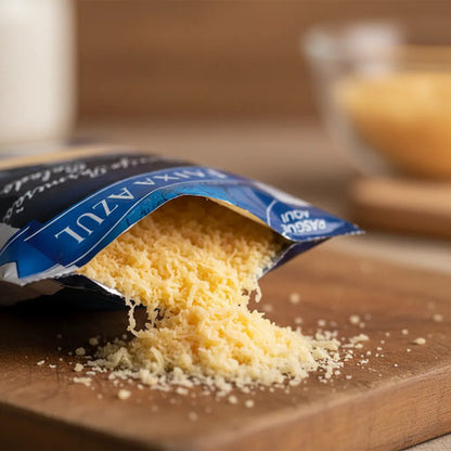 Faixa Azul Queijo Parmesão Ralado Sache 100 Unidades De 10g