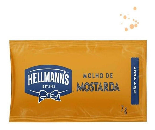 Mostarda Hellmanns Sache 7g Caixa 168 Unidades
