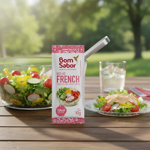 Molho Sachê Bom Sabor 10g French Caixa 50un Salada