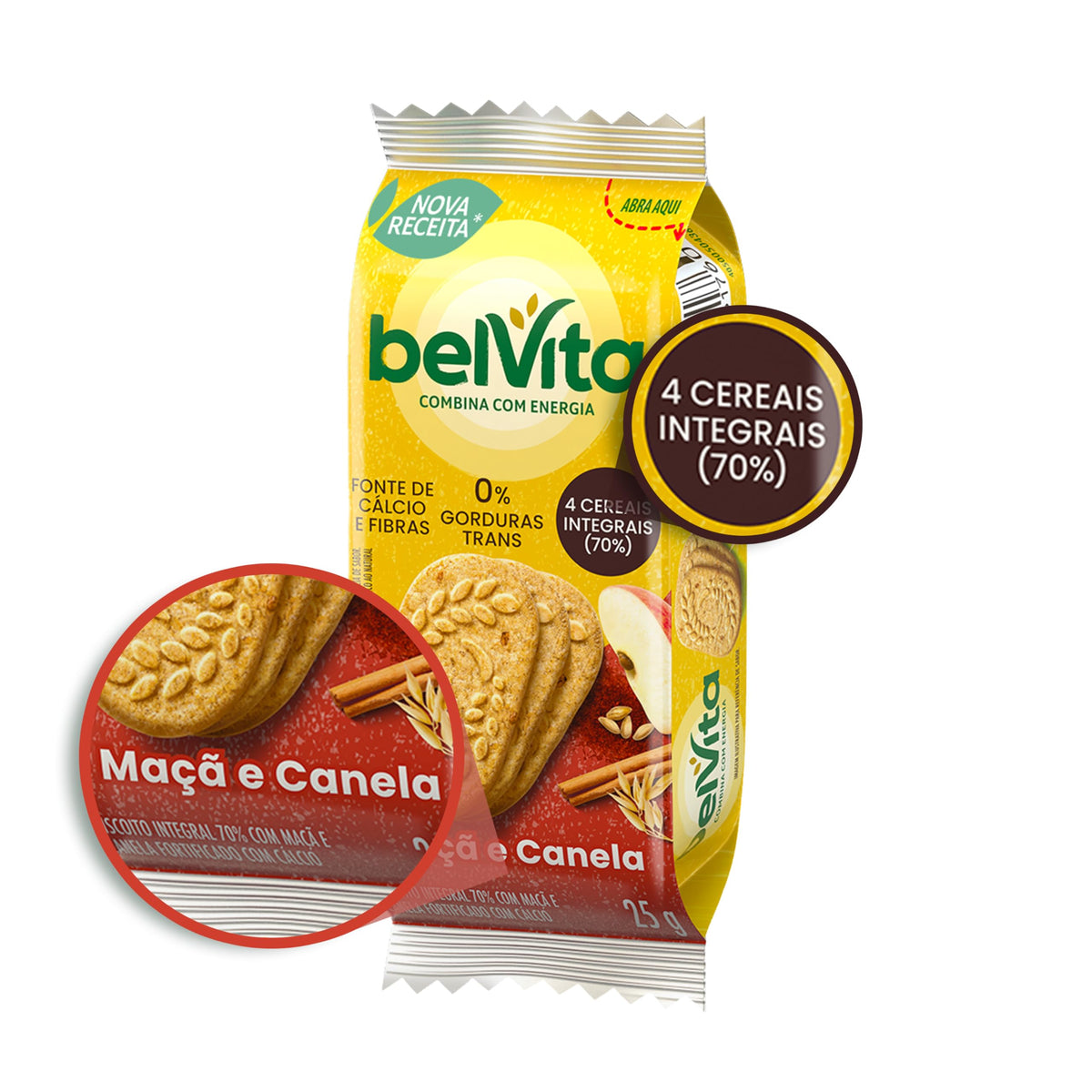 Belvita Seasonal Biscoito Belvita Maça E Canela Multipack 75G