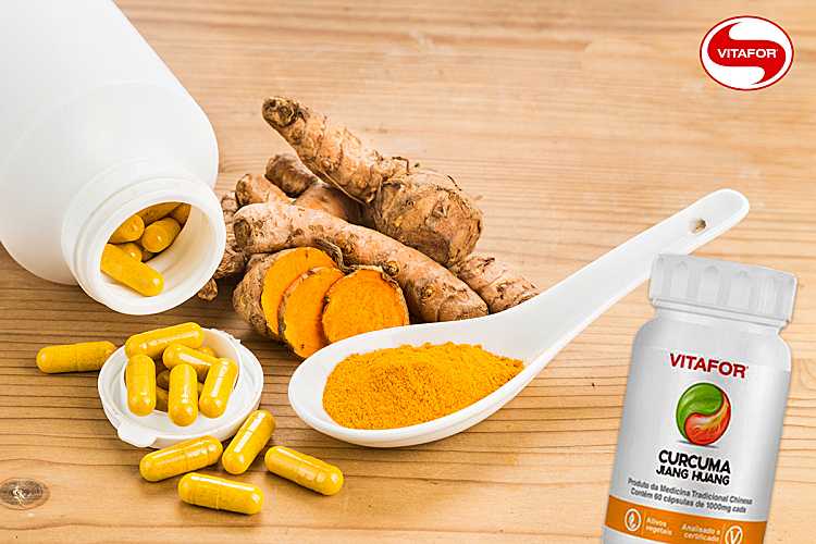 Curcuma Jiang Huang, 60 Cápsulas, Vitafor