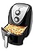 MONDIAL Fritadeira Sem Óleo Grand Family Inox - 5L, 127V, Preto, 1900W - AFN-50-BI