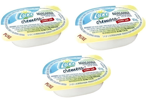Margarina Com Sal Leco Cremosa Blister  10g Cx 96 Un