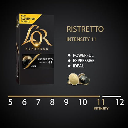 L'OR Cápsulas De Café Ristretto -1 Pacote Com 10 Cápsulas