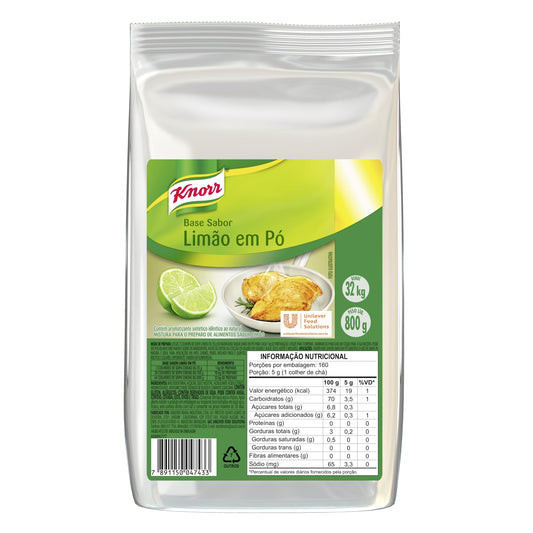 Knorr Base Sabor Limão em Pó 800g Rende 32kg