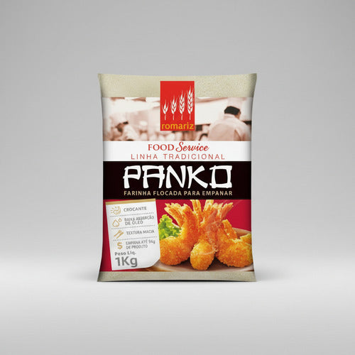 Panko Romariz (farinha Para Empanar) Caixa Com 10kg