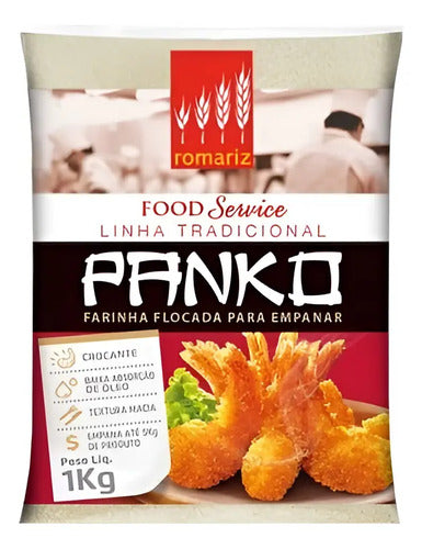 Panko Romariz (farinha Para Empanar) Caixa Com 10kg