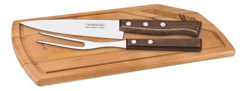 Kit para Churrasco 3 Peças Tramontina Natural