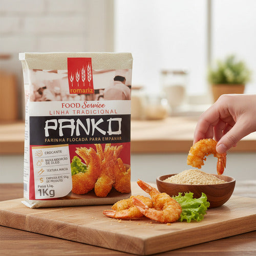 Panko Romariz (farinha Para Empanar) Caixa Com 10kg