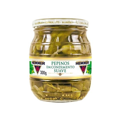 Hemmer Pepinos Em Condimento Suave 300G