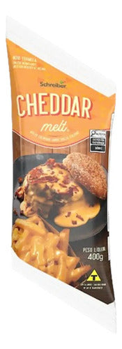 Molho Cheddar Melt Queijo Cremoso Schreiber Bisnaga 400g