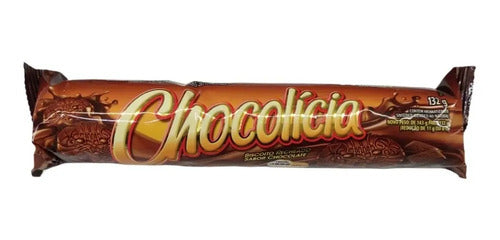 Biscoito Recheado Chocolicia Kit Com 2 Pacotes De 132g