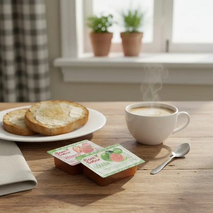 Kit Mini Geleia+manteiga +mel+cream Cheese Sache 25 Un Cada