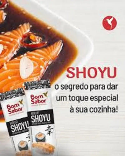 Molho Shoyu Sachês De 10g  Bom Sabor Caixa Com 50 Un