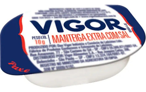 Manteiga Extra Com Sal Vigor Blister Sache 10g Caixa 96 Un