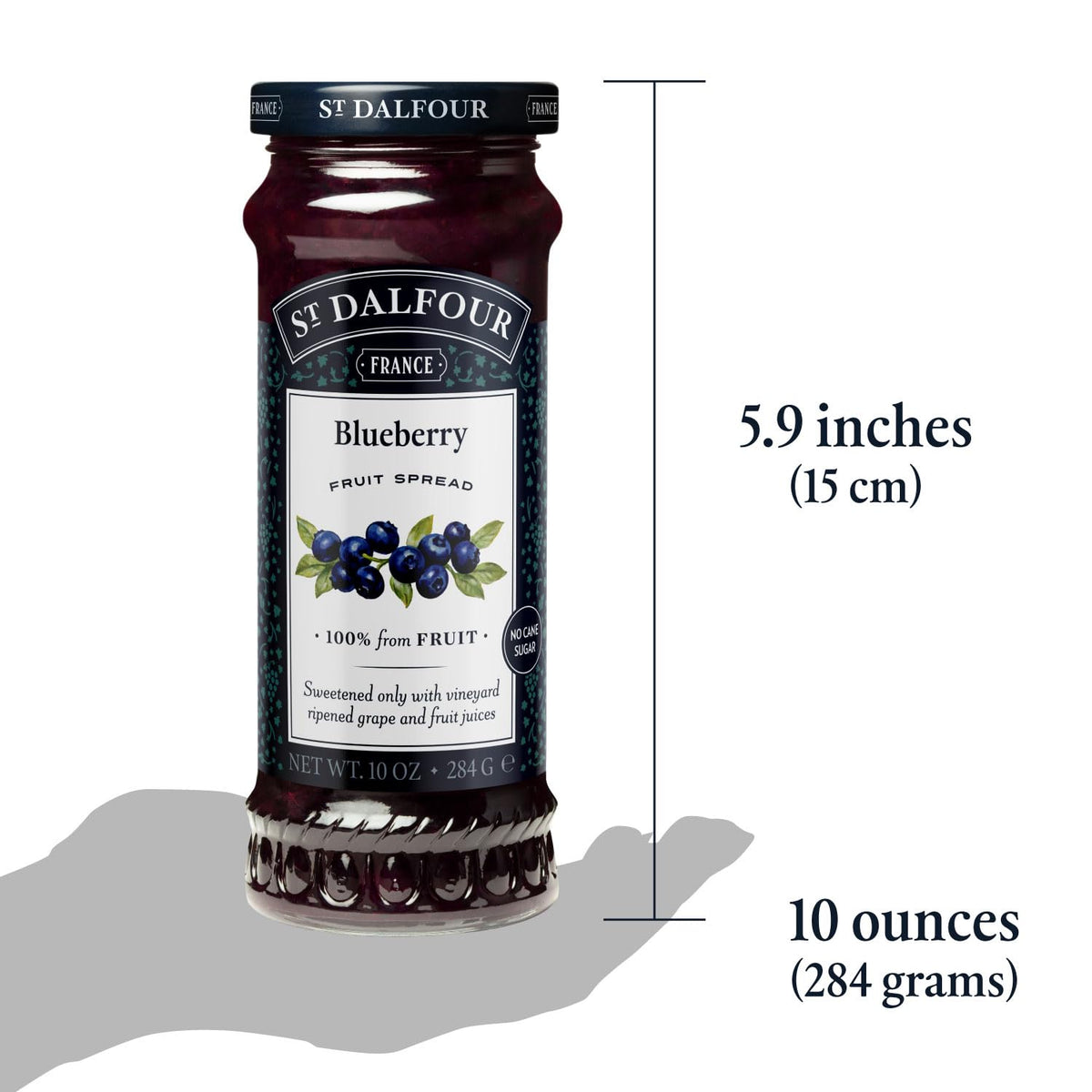 Geleia De Mirtilos Silvestres Saint Dalfour Vidro 284g