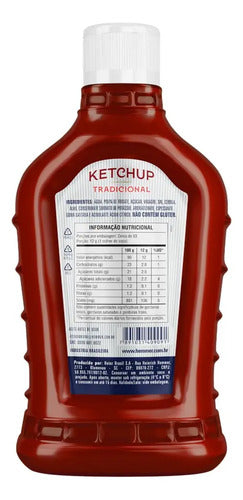 Ketchup Tradicional Hemmer Squeeze 1kg Livre Glúten