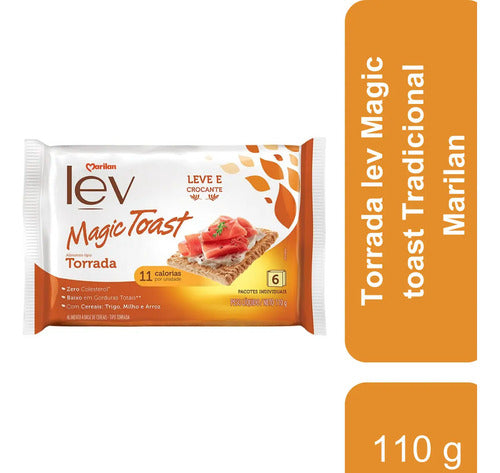 Torrada Lev Magic Toast Tradicional 110g Marilan